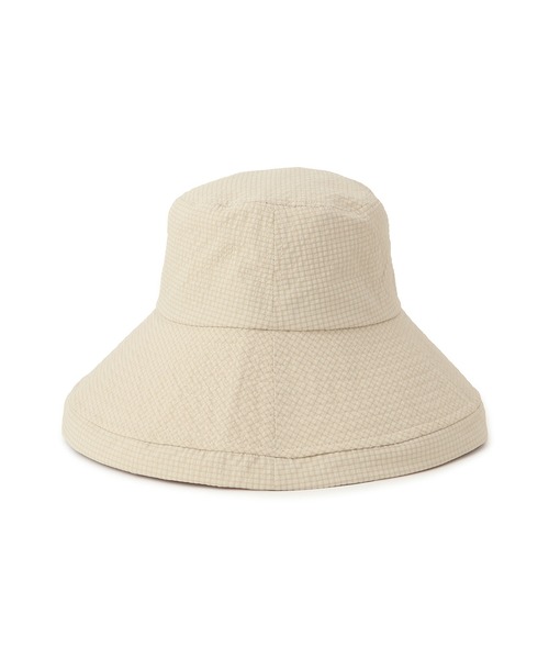ROPE' PICNIC(ロペピクニック)の「リップストップ撥水ハット/UVカット・撥水・抗菌防臭(ハット・レディース・ベージュ/ホワイト/ブラック系その他・FREE)」の9枚目の写真