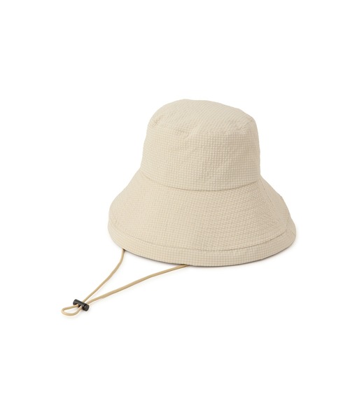 ROPE' PICNIC(ロペピクニック)の「リップストップ撥水ハット/UVカット・撥水・抗菌防臭(ハット・レディース・ベージュ/ホワイト/ブラック系その他・FREE)」の18枚目の写真