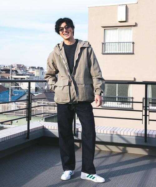 Snow Peak（スノーピーク）の「『別注』Snow Peak Apparel×DOORS　NYLON WASHER PARKA（マウンテンパーカー・メンズ・ベージュ/チャコールグレー/ブラック・LARGE/X-LARGE/MEDIUM）」の6枚目の写真