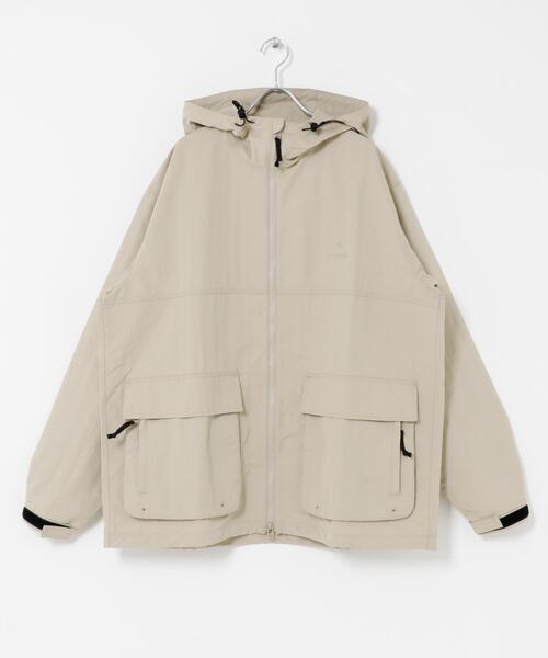 Snow Peak（スノーピーク）の「『別注』Snow Peak Apparel×DOORS　NYLON WASHER PARKA（マウンテンパーカー・メンズ・ベージュ/チャコールグレー/ブラック・LARGE/X-LARGE/MEDIUM）」の14枚目の写真