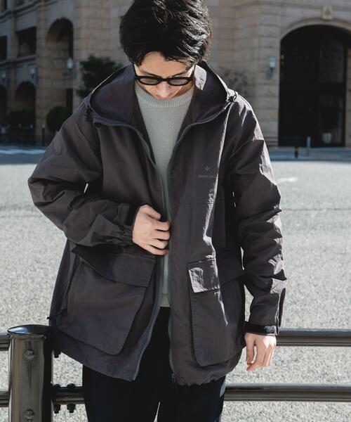 Snow Peak（スノーピーク）の「『別注』Snow Peak Apparel×DOORS　NYLON WASHER PARKA（マウンテンパーカー・メンズ・ベージュ/チャコールグレー/ブラック・LARGE/X-LARGE/MEDIUM）」の17枚目の写真