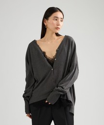 Chaos | Chaos(カオス)/ ◇3/4坪田あさみさんIGLIVE紹介アイテム◇チュルリーニットカーディガン(カーディガン/ボレロ)