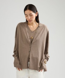 Chaos（カオス）の「Chaos(カオス)  ◇3 4坪田あさみさんIGLIVE紹介アイテム◇チュルリーニットカーディガン（カーディガン/ボレロ）」