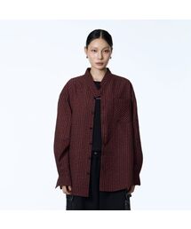 71TO96（チル ハナ トゥ グユク）の「Check Shirt Light (Red)（シャツ/ブラウス）」