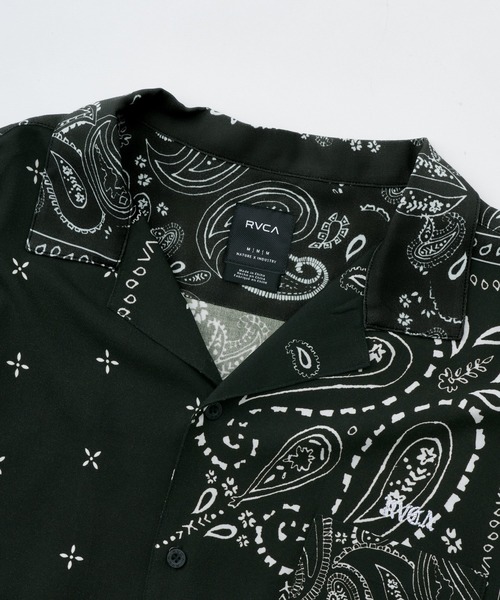 RVCA(ルーカ)の「RVCA メンズ IRON ON SH 半袖シャツ 【2026年春夏モデル】(シャツ/ブラウス・メンズ・ブラック/ホワイト・SMALL/MEDIUM/LARGE/X-LARGE)」の11枚目の写真