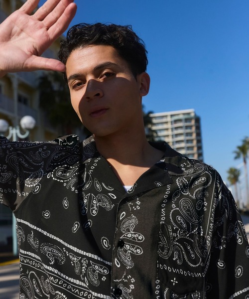 RVCA(ルーカ)の「RVCA メンズ IRON ON SH 半袖シャツ 【2026年春夏モデル】(シャツ/ブラウス・メンズ・ブラック/ホワイト・SMALL/MEDIUM/LARGE/X-LARGE)」の13枚目の写真