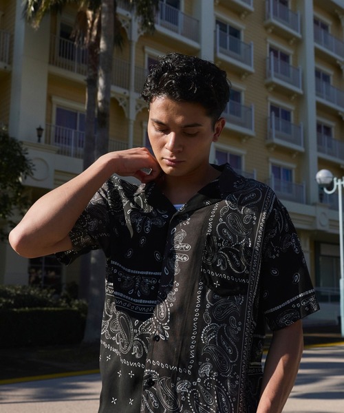 RVCA(ルーカ)の「RVCA メンズ IRON ON SH 半袖シャツ 【2026年春夏モデル】(シャツ/ブラウス・メンズ・ブラック/ホワイト・SMALL/MEDIUM/LARGE/X-LARGE)」の3枚目の写真