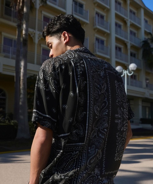 RVCA(ルーカ)の「RVCA メンズ IRON ON SH 半袖シャツ 【2026年春夏モデル】(シャツ/ブラウス・メンズ・ブラック/ホワイト・SMALL/MEDIUM/LARGE/X-LARGE)」の4枚目の写真