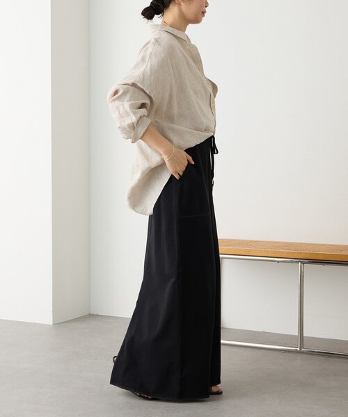 RIVE DROITE（リヴドロワ）の「予約【イージーな着心地】スエットロングスカート（スカート・レディース・ブラック/グレー/モカ・40/38/36）」の19枚目の写真