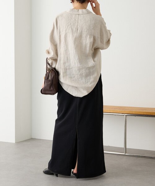 RIVE DROITE（リヴドロワ）の「予約【イージーな着心地】スエットロングスカート（スカート・レディース・ブラック/グレー/モカ・40/38/36）」の20枚目の写真