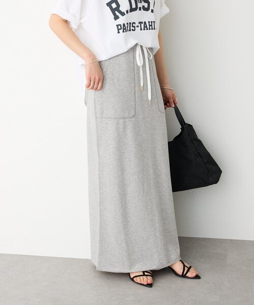 RIVE DROITE（リヴドロワ）の「予約【イージーな着心地】スエットロングスカート（スカート・レディース・ブラック/グレー/モカ・40/38/36）」の22枚目の写真