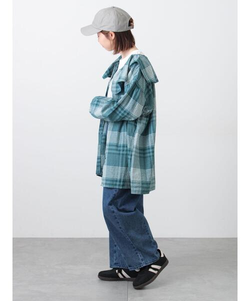 Samansa Mos2（サマンサ モスモス）の「【Cross×Linen】セーラーカラーブラウス（シャツ/ブラウス・レディース・モカ/グリーン/レッド/ベージュ/イエロー・F）」の7枚目の写真