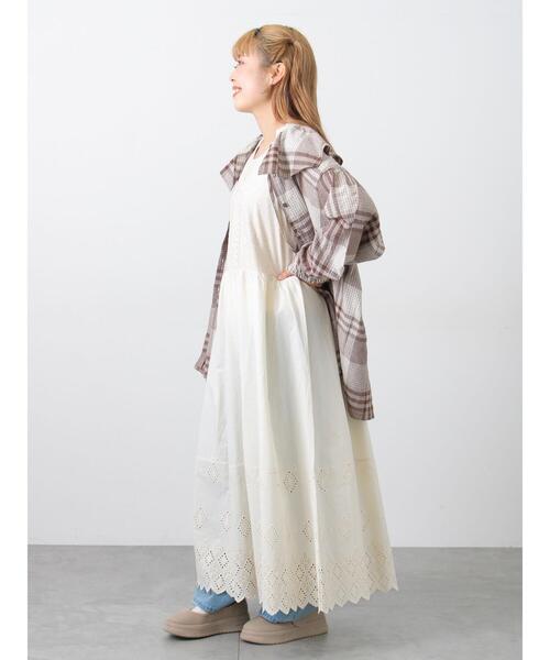 Samansa Mos2（サマンサ モスモス）の「【Cross×Linen】セーラーカラーブラウス（シャツ/ブラウス・レディース・モカ/グリーン/レッド/ベージュ/イエロー・F）」の18枚目の写真