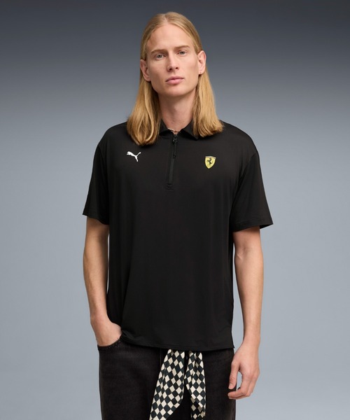 PUMA フェラーリコラボ 半袖 ポロシャツMサイズ PUMA プーマ メンズ フェラーリ クラウドスパン 半袖 ポロシャツ