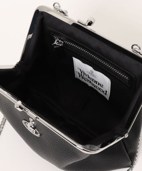 Vivienne Westwood（ヴィヴィアンウエストウッド）の「GRANNY FRAME PURSE（ショルダーバッグ・レディース・ブラック/パープル・FREE）」の5枚目の写真