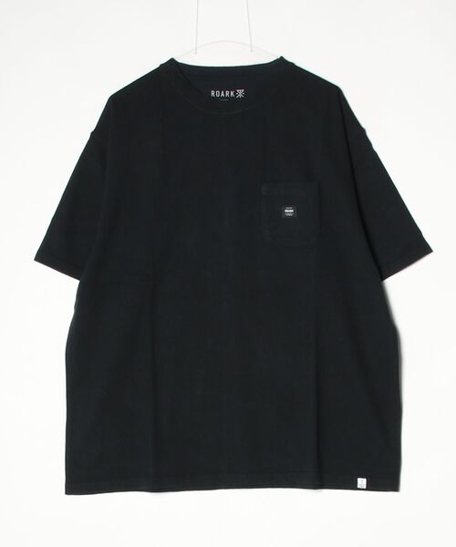 ROARK REVIVAL(ロアークリバイバル)の「【ROARK】H/W HEMPCOTTON S/S TEE(Tシャツ/カットソー・メンズ・ブラック・MEDIUM/LARGE/X-LARGE)」の2枚目の写真