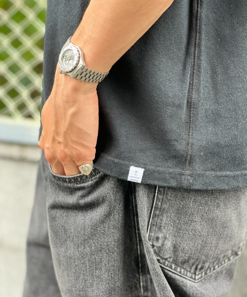 ROARK REVIVAL（ロアークリバイバル）の「【ROARK】H/W HEMPCOTTON S/S TEE（Tシャツ/カットソー・メンズ・ブラック・MEDIUM/LARGE/X-LARGE）」の5枚目の写真