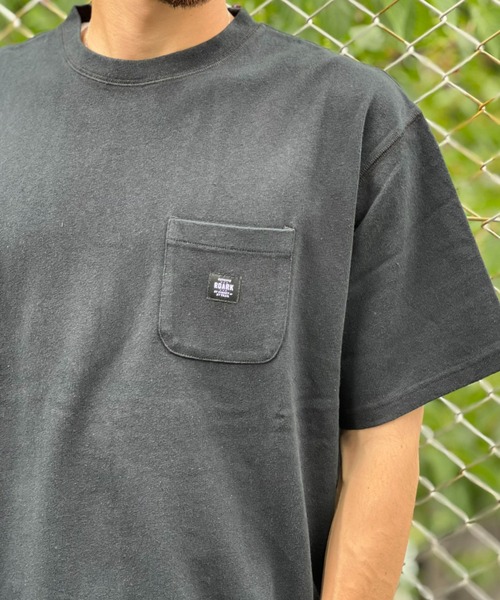 ROARK REVIVAL（ロアークリバイバル）の「【ROARK】H/W HEMPCOTTON S/S TEE（Tシャツ/カットソー・メンズ・ブラック・MEDIUM/LARGE/X-LARGE）」の4枚目の写真