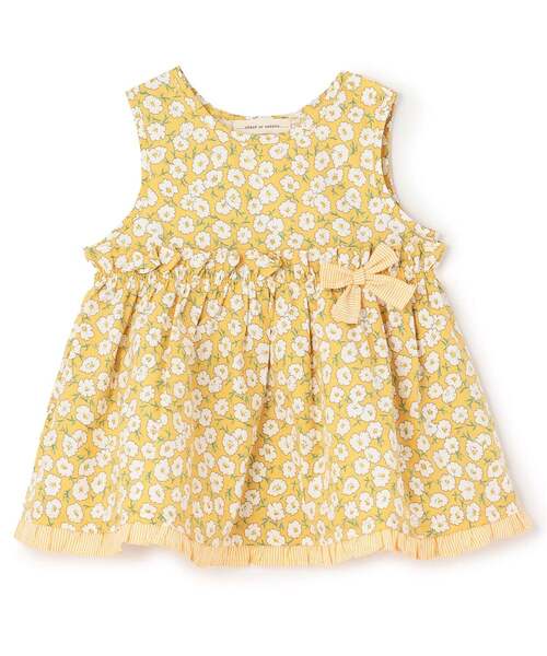 sense of wonder（センスオブワンダー）の「小花柄チュニック（チュニック・キッズ・ピンク/クリーム/ミント・100cm/90cm/110cm/80ｃｍ/130cm/120cm）」の2枚目の写真