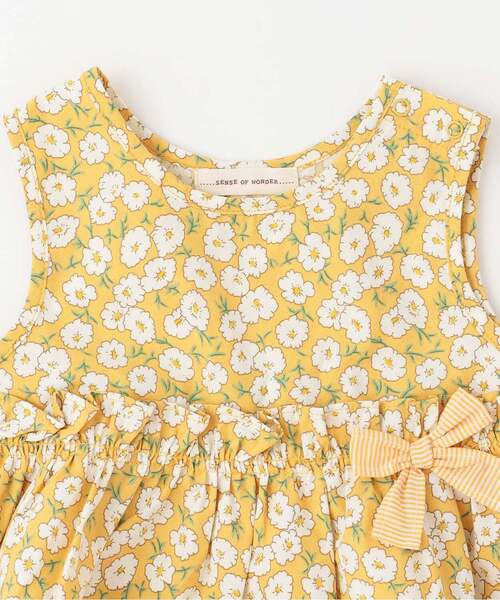 sense of wonder（センスオブワンダー）の「小花柄チュニック（チュニック・キッズ・ピンク/クリーム/ミント・100cm/90cm/110cm/80ｃｍ/130cm/120cm）」の5枚目の写真