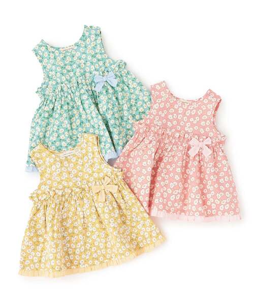 sense of wonder（センスオブワンダー）の「小花柄チュニック（チュニック・キッズ・ピンク/クリーム/ミント・100cm/90cm/110cm/80ｃｍ/130cm/120cm）」の9枚目の写真