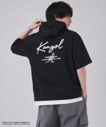 【KANGOL /カンゴール】Mac-House別注 フェイクレイヤード半袖プルオーバーパーカー