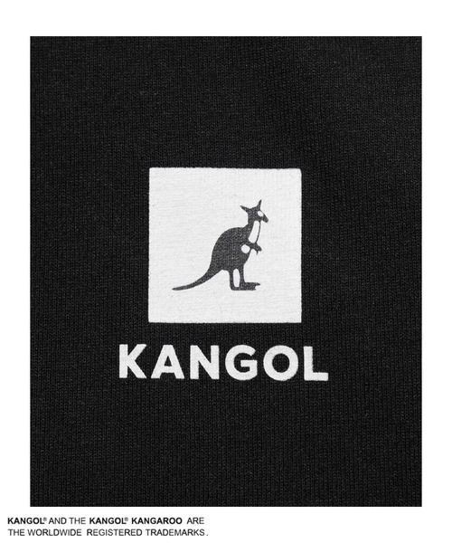 KANGOL(カンゴール)の「【KANGOL /カンゴール】Mac-House別注 フェイクレイヤード半袖プルオーバーパーカー(パーカー・メンズ・ブラック/サックスブルー/グレイッシュベージュ・M/L/XL)」の6枚目の写真