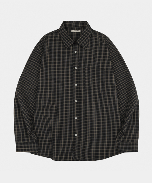 LETTERCOMO(レテルコモ)の「メイクチェックシャツブラック(シャツ/ブラウス・レディース・その他・MEDIUM/LARGE)」の2枚目の写真