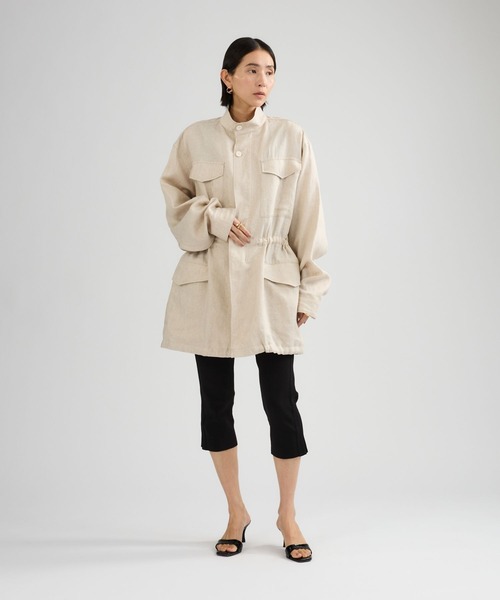 Chaos（カオス）の「Chaos(カオス)/メンフィスリネンブルゾン（ブルゾン・レディース・キナリ・FREE）」の5枚目の写真