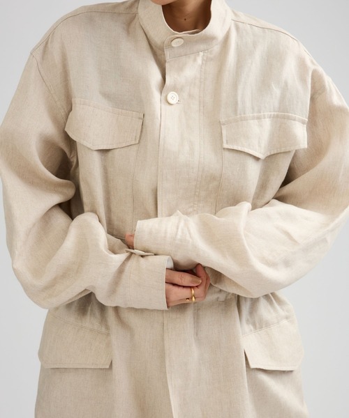 Chaos（カオス）の「Chaos(カオス)/メンフィスリネンブルゾン（ブルゾン・レディース・キナリ・FREE）」の14枚目の写真