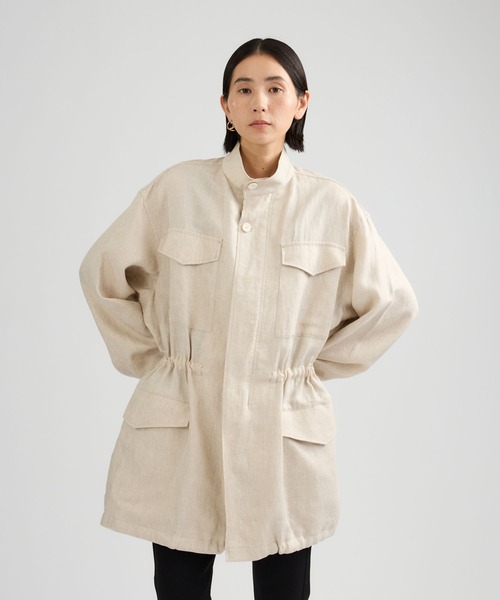 Chaos（カオス）の「Chaos(カオス)/メンフィスリネンブルゾン（ブルゾン・レディース・キナリ・FREE）」の2枚目の写真