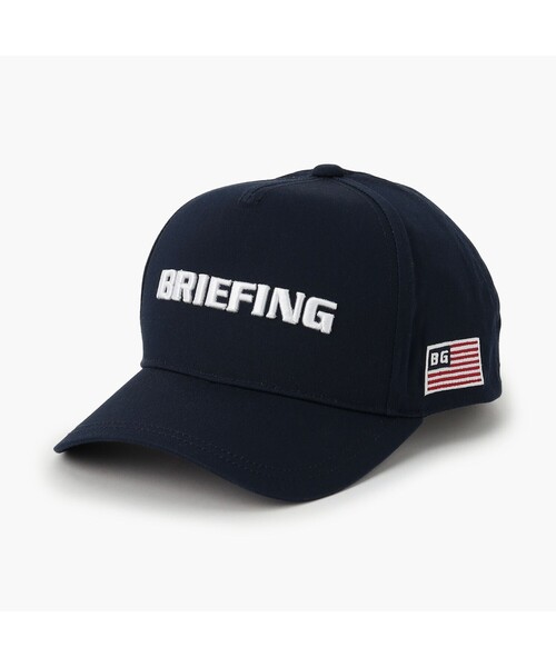 BRIEFING（ブリーフィング）の「【BRIEFING GOLF／ブリーフィングゴルフ】MEN’S BASIC FRONT PANEL CAP（キャップ・メンズ・ベージュ/ネイビー/グリーン系その他2/ブラック・FREE）」の4枚目の写真