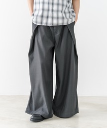 brknhome（ブロークンホーム）の「【BRKNHOME/ブロークンホーム】2タック ドレープ スカートパンツ ワイドパンツ スラックス 袴パンツ（スラックス）」