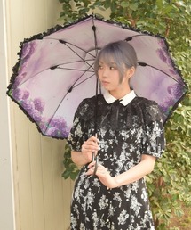 axes femme | 紫陽花柄晴雨兼用パゴダ傘(長傘)