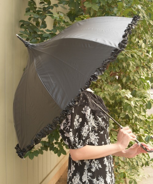 axes femme（アクシーズファム）の「紫陽花柄晴雨兼用パゴダ傘（長傘・レディース・パープル/ブルー・FREE）」の13枚目の写真