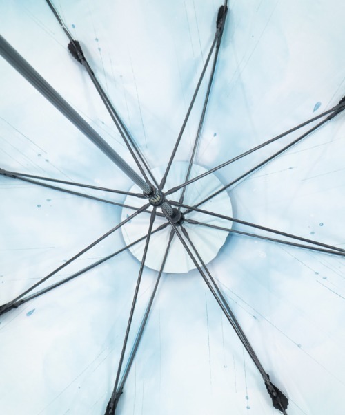 axes femme（アクシーズファム）の「紫陽花柄晴雨兼用パゴダ傘（長傘・レディース・パープル/ブルー・FREE）」の10枚目の写真