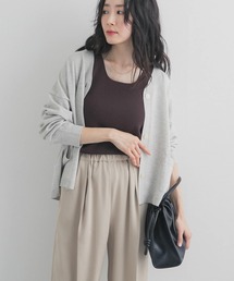URBAN RESEARCH DOORS | ウォッシャブルブライトカーディガン｜春服/春ニット/洗濯可/オフィスカジュアル/通勤(カーディガン/ボレロ)