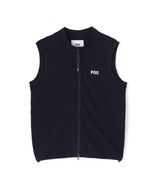 PEARLY GATES(パーリーゲイツ)の「【PGG】【直営店舗&公式オンライン限定】ポリエステルヤーンmmジップアップニットベスト (MENS)(ニット/セーター・メンズ・ネイビー/グレー・MEDIUM/LARGE)」の17枚目の写真