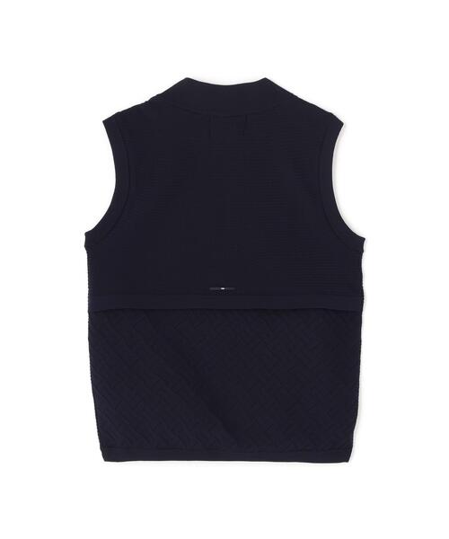PEARLY GATES(パーリーゲイツ)の「【PGG】【直営店舗&公式オンライン限定】ポリエステルヤーンmmジップアップニットベスト (MENS)(ニット/セーター・メンズ・ネイビー/グレー・MEDIUM/LARGE)」の18枚目の写真