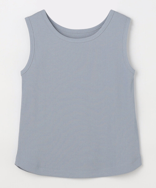 K.T KIYOKO TAKASE（キヨコタカセ）の「スパークナイロンテレコ 2WAYタンクトップ（タンクトップ・レディース・ホワイト/ライトグレー/ブラック/サックスブルー/ベージュ・11号/9号/7号）」の5枚目の写真