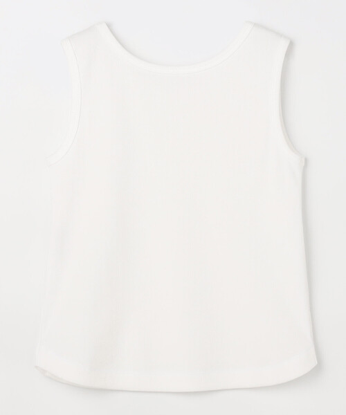 K.T KIYOKO TAKASE（キヨコタカセ）の「スパークナイロンテレコ 2WAYタンクトップ（タンクトップ・レディース・ホワイト/ライトグレー/ブラック/サックスブルー/ベージュ・11号/9号/7号）」の6枚目の写真