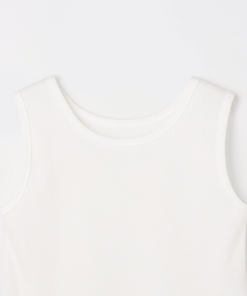 K.T KIYOKO TAKASE（キヨコタカセ）の「スパークナイロンテレコ 2WAYタンクトップ（タンクトップ・レディース・ホワイト/ライトグレー/ブラック/サックスブルー/ベージュ・11号/9号/7号）」の7枚目の写真