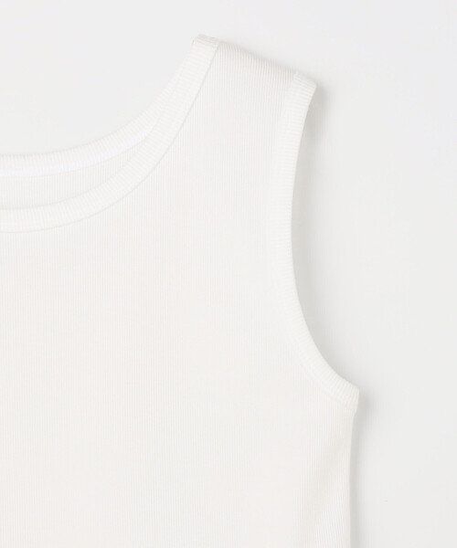 K.T KIYOKO TAKASE（キヨコタカセ）の「スパークナイロンテレコ 2WAYタンクトップ（タンクトップ・レディース・ホワイト/ライトグレー/ブラック/サックスブルー/ベージュ・11号/9号/7号）」の8枚目の写真