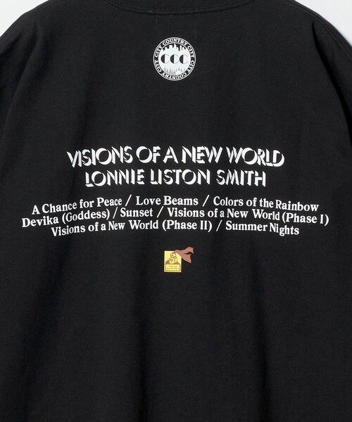 CITY COUNTRY CITY（シティーカントリーシティー）の「＜CITY COUNTRY CITY×LONNIE LISTON SMITH＞NEW WORLD Tシャツ（Tシャツ/カットソー・メンズ・ブラック・XL/L/M）」の14枚目の写真
