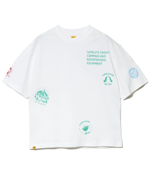 COBMASTER（コブマスター）の「COBMASTER/コブマスター　吸水速乾/抗菌防臭 ルーズTEE《マルチロゴ》（Tシャツ/カットソー・メンズ・ライトベージュ/ホワイト・MEDIUM/LARGE/X-LARGE）」の15枚目の写真