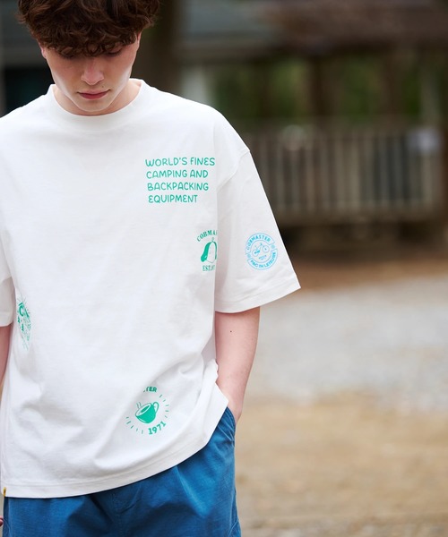 COBMASTER（コブマスター）の「COBMASTER/コブマスター　吸水速乾/抗菌防臭 ルーズTEE《マルチロゴ》（Tシャツ/カットソー・メンズ・ライトベージュ/ホワイト・MEDIUM/LARGE/X-LARGE）」の19枚目の写真