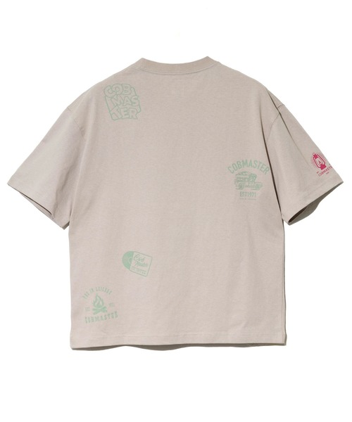 COBMASTER（コブマスター）の「COBMASTER/コブマスター　吸水速乾/抗菌防臭 ルーズTEE《マルチロゴ》（Tシャツ/カットソー・メンズ・ライトベージュ/ホワイト・MEDIUM/LARGE/X-LARGE）」の8枚目の写真