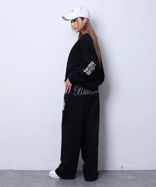 BLACKQUEEN(ブラッククイーン)の「【BLACKQUEEN】ハイビスカスグリッターセットアップ(セットアップ・レディース・グリーン系/シルバー・M)」の21枚目の写真