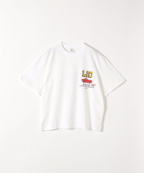 GOOD MOTIVE TEE(グッドモチーブティー)の「GOOD MOTIVE TEE:〈洗濯機可能〉プリント デザイン ロゴ Tシャツ(Tシャツ/カットソー・レディース・ピンク/ブラック/ホワイト・ONE SIZE)」の1枚目の写真