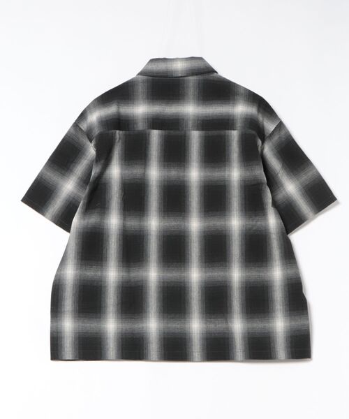 WESTSEA（ウエストシー）の「リサイクル糸　オンブレチェックシャツ（シャツ/ブラウス・メンズ・ブルー/ブラウン/ブラック・M/L）」の4枚目の写真